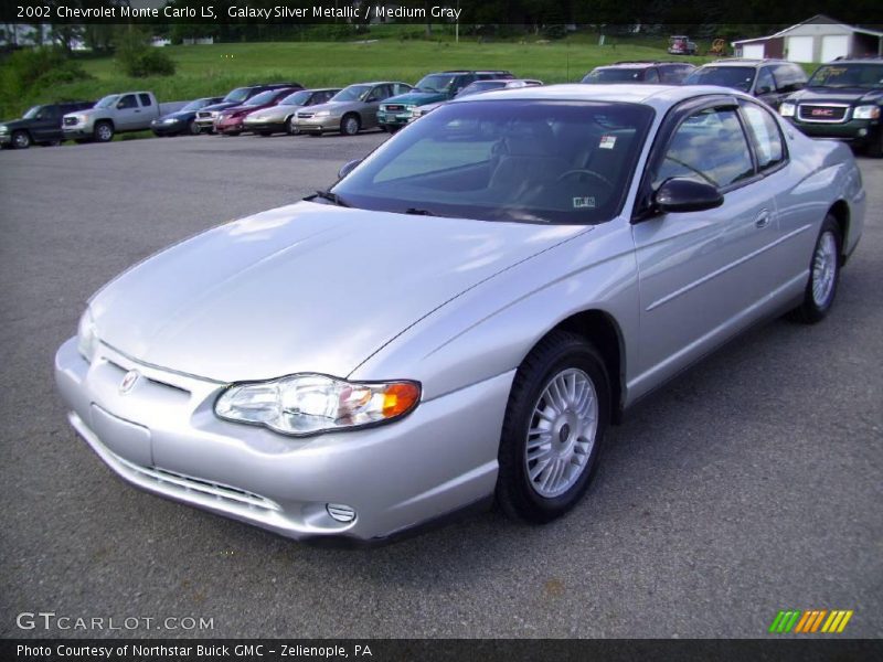 Galaxy Silver Metallic / Medium Gray 2002 Chevrolet Monte Carlo LS