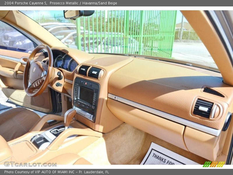 Prosecco Metallic / Havanna/Sand Beige 2004 Porsche Cayenne S