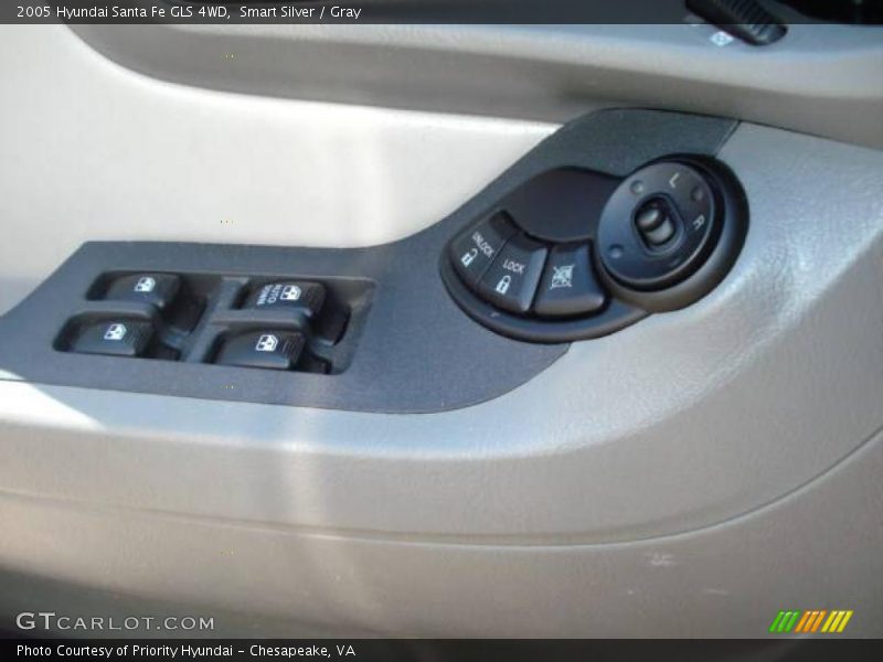 Smart Silver / Gray 2005 Hyundai Santa Fe GLS 4WD
