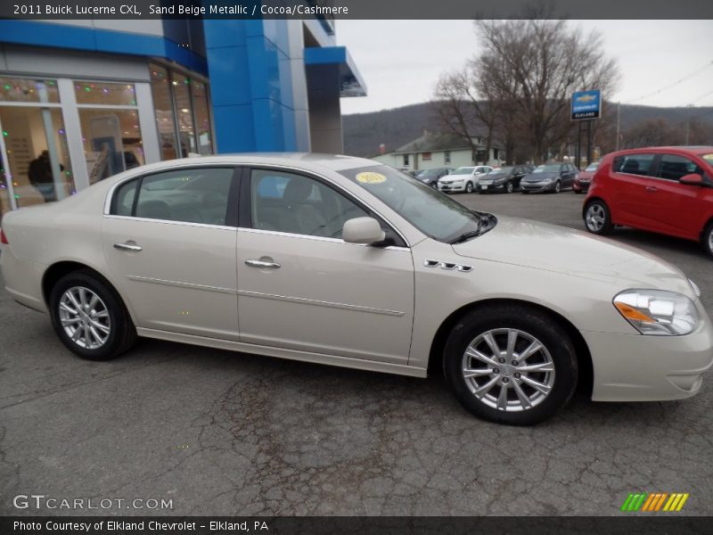 Sand Beige Metallic / Cocoa/Cashmere 2011 Buick Lucerne CXL