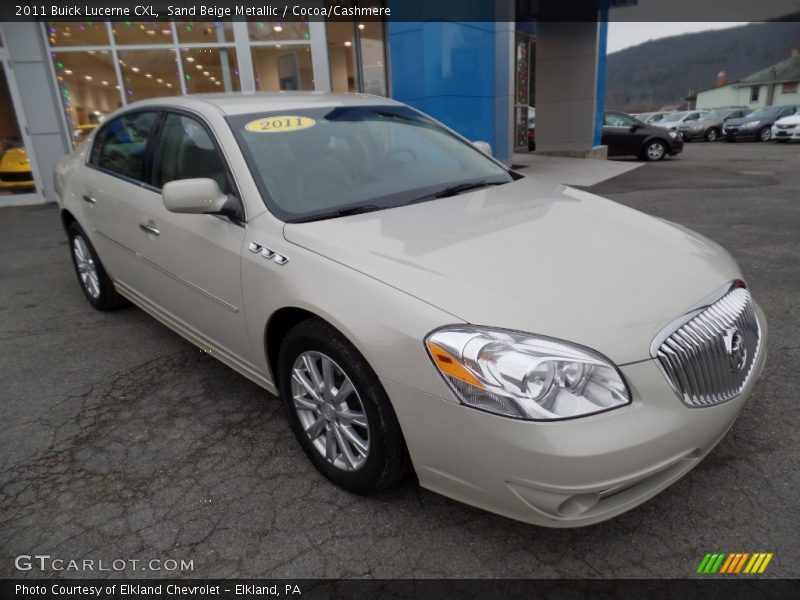 Sand Beige Metallic / Cocoa/Cashmere 2011 Buick Lucerne CXL