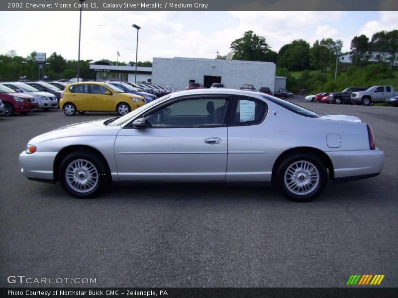 Galaxy Silver Metallic / Medium Gray 2002 Chevrolet Monte Carlo LS