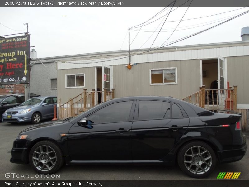 Nighthawk Black Pearl / Ebony/Silver 2008 Acura TL 3.5 Type-S
