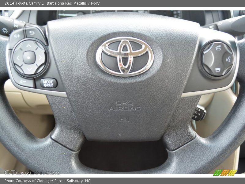 Barcelona Red Metallic / Ivory 2014 Toyota Camry L