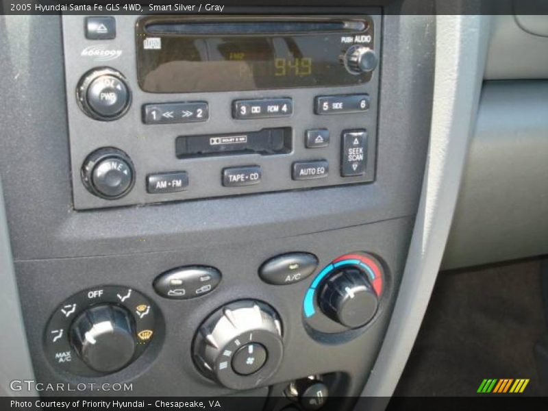 Smart Silver / Gray 2005 Hyundai Santa Fe GLS 4WD