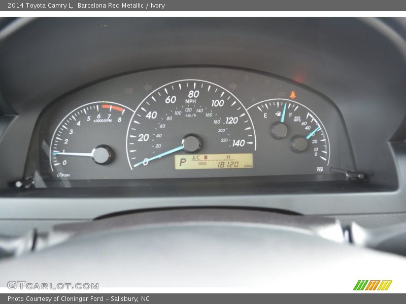 Barcelona Red Metallic / Ivory 2014 Toyota Camry L