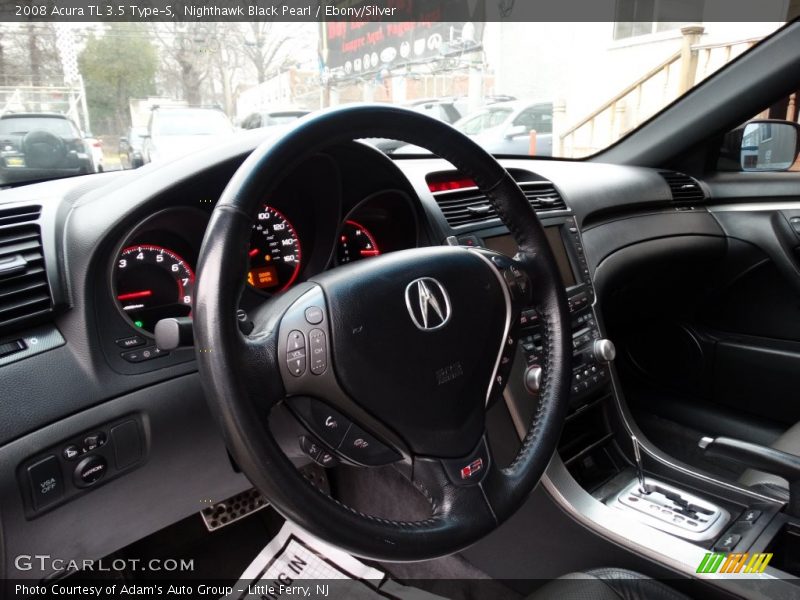 Nighthawk Black Pearl / Ebony/Silver 2008 Acura TL 3.5 Type-S