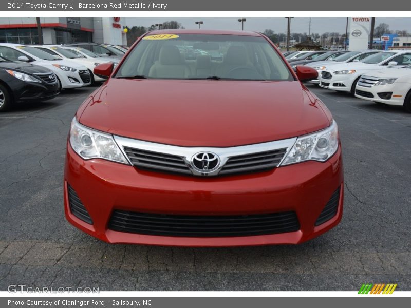 Barcelona Red Metallic / Ivory 2014 Toyota Camry L