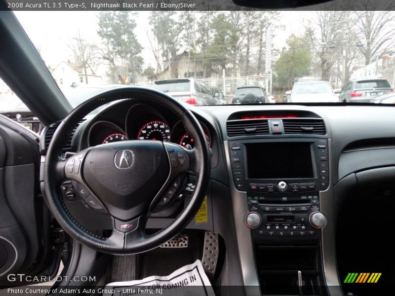 Nighthawk Black Pearl / Ebony/Silver 2008 Acura TL 3.5 Type-S