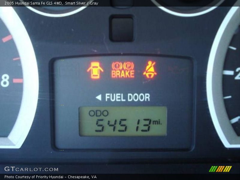 Smart Silver / Gray 2005 Hyundai Santa Fe GLS 4WD