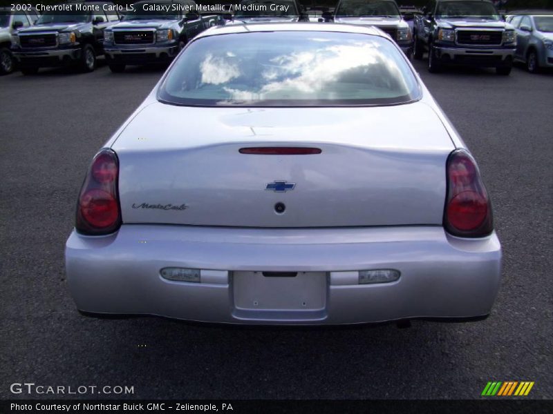 Galaxy Silver Metallic / Medium Gray 2002 Chevrolet Monte Carlo LS