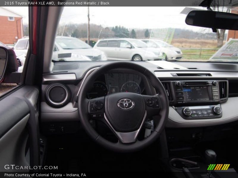 Barcelona Red Metallic / Black 2016 Toyota RAV4 XLE AWD