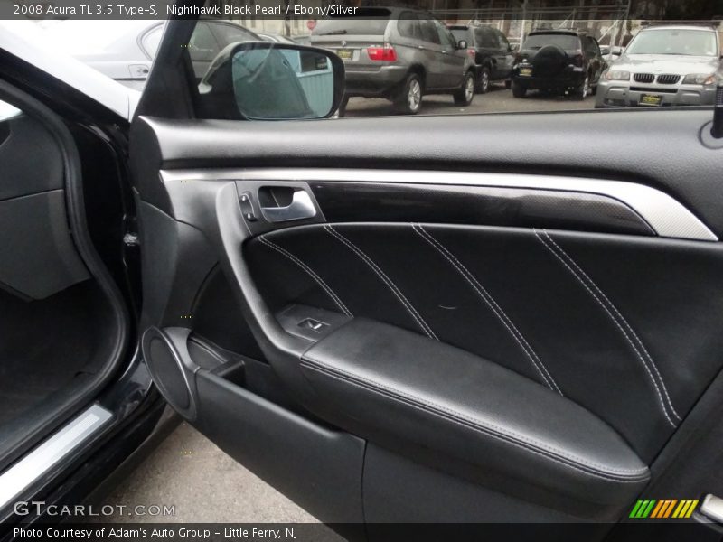 Nighthawk Black Pearl / Ebony/Silver 2008 Acura TL 3.5 Type-S