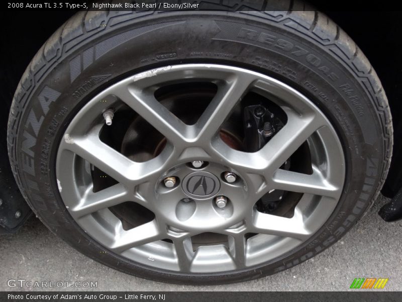 Nighthawk Black Pearl / Ebony/Silver 2008 Acura TL 3.5 Type-S