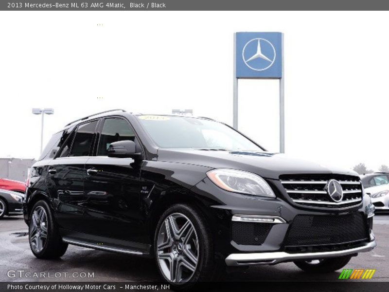 Black / Black 2013 Mercedes-Benz ML 63 AMG 4Matic