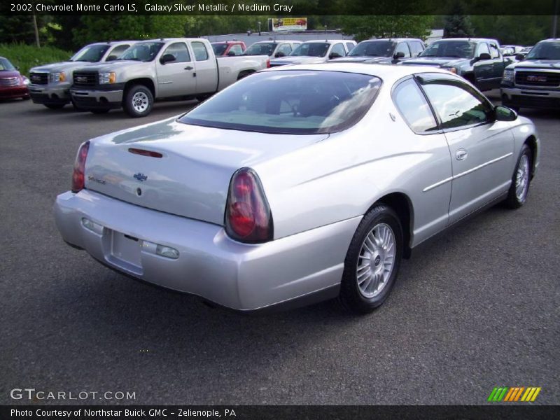 Galaxy Silver Metallic / Medium Gray 2002 Chevrolet Monte Carlo LS