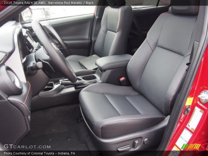 Barcelona Red Metallic / Black 2016 Toyota RAV4 SE AWD