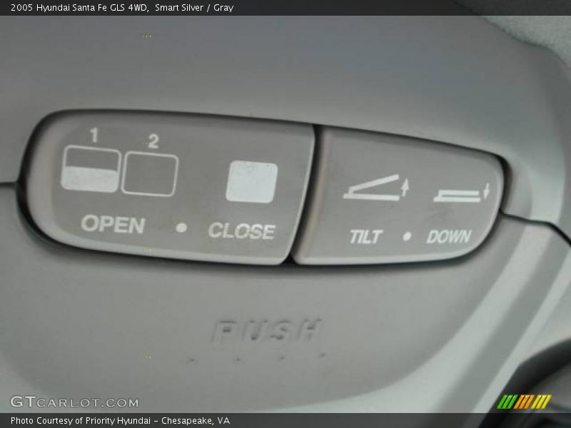 Smart Silver / Gray 2005 Hyundai Santa Fe GLS 4WD