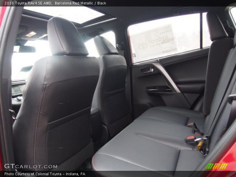 Barcelona Red Metallic / Black 2016 Toyota RAV4 SE AWD