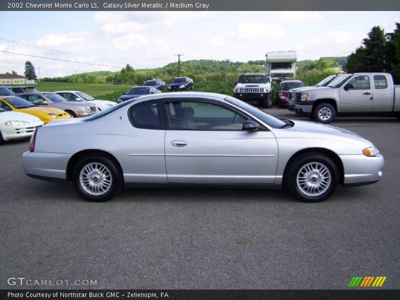 Galaxy Silver Metallic / Medium Gray 2002 Chevrolet Monte Carlo LS