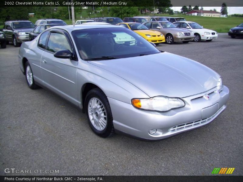 Galaxy Silver Metallic / Medium Gray 2002 Chevrolet Monte Carlo LS
