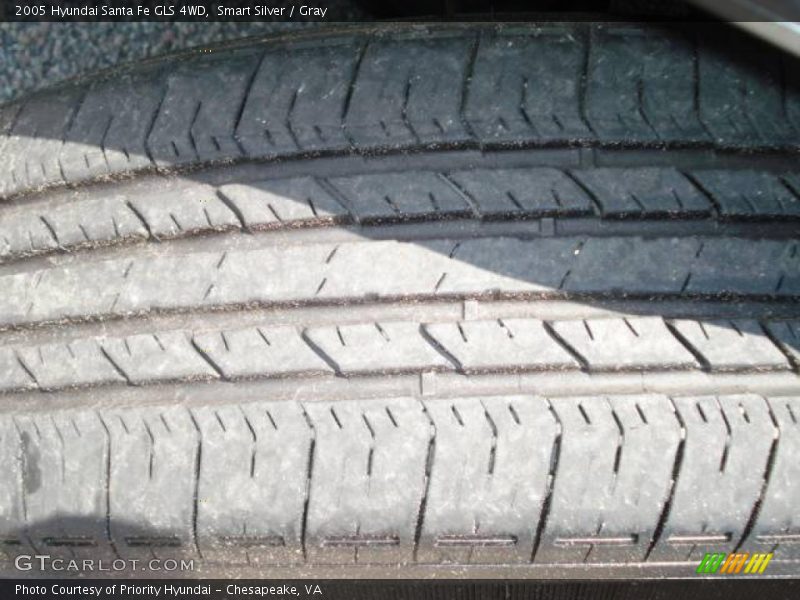 Smart Silver / Gray 2005 Hyundai Santa Fe GLS 4WD