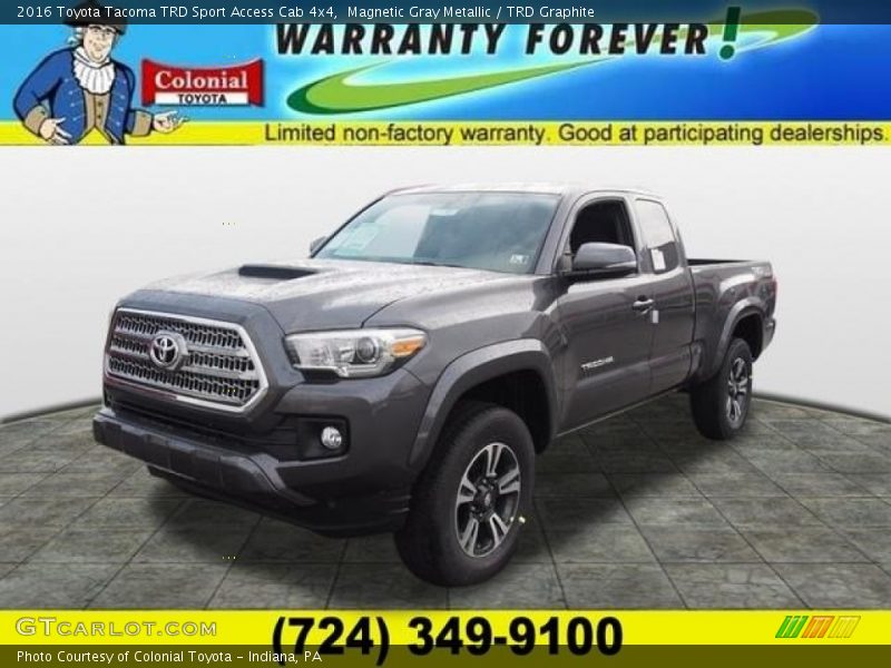 Magnetic Gray Metallic / TRD Graphite 2016 Toyota Tacoma TRD Sport Access Cab 4x4