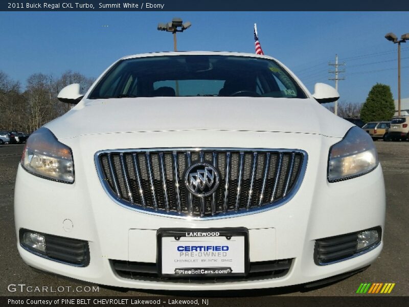 Summit White / Ebony 2011 Buick Regal CXL Turbo