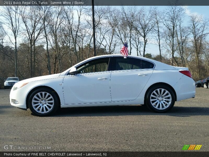 Summit White / Ebony 2011 Buick Regal CXL Turbo