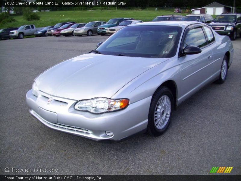 Galaxy Silver Metallic / Medium Gray 2002 Chevrolet Monte Carlo LS