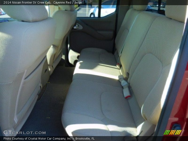 Cayenne Red / Beige 2014 Nissan Frontier SV Crew Cab