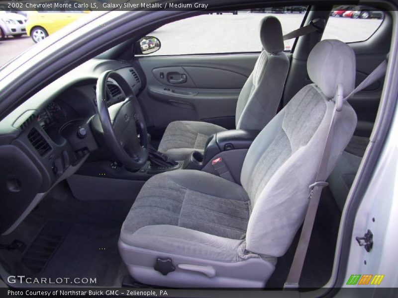 Galaxy Silver Metallic / Medium Gray 2002 Chevrolet Monte Carlo LS