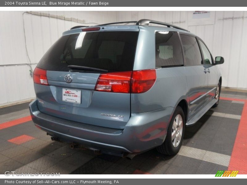Blue Mirage Metallic / Fawn Beige 2004 Toyota Sienna LE