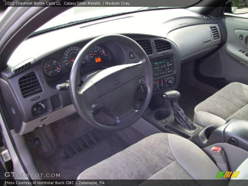 Galaxy Silver Metallic / Medium Gray 2002 Chevrolet Monte Carlo LS