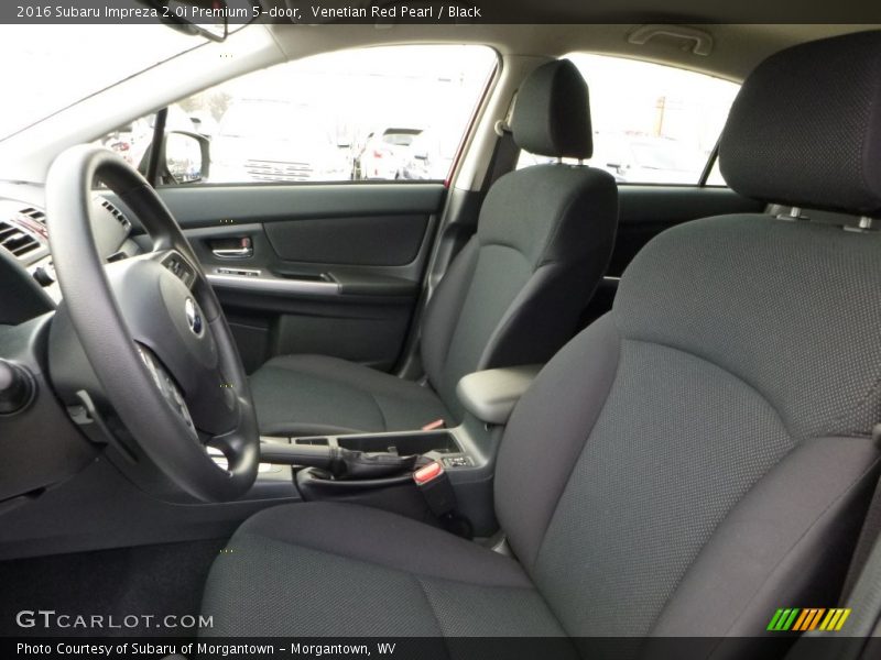 Venetian Red Pearl / Black 2016 Subaru Impreza 2.0i Premium 5-door