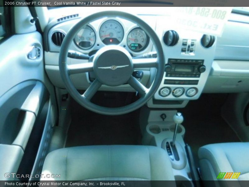 Cool Vanilla White / Pastel Slate Gray 2006 Chrysler PT Cruiser