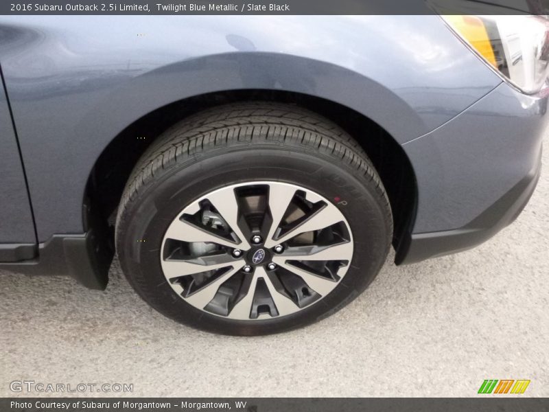 Twilight Blue Metallic / Slate Black 2016 Subaru Outback 2.5i Limited