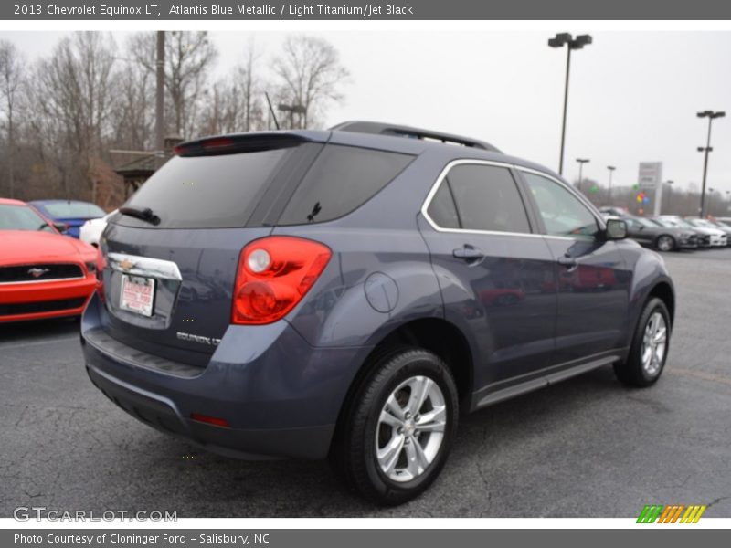 Atlantis Blue Metallic / Light Titanium/Jet Black 2013 Chevrolet Equinox LT