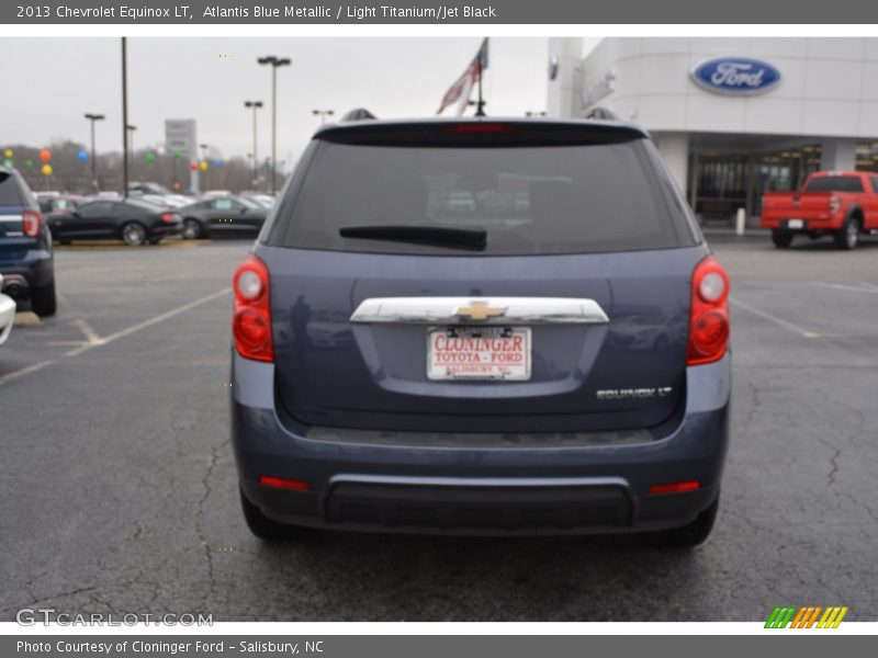 Atlantis Blue Metallic / Light Titanium/Jet Black 2013 Chevrolet Equinox LT