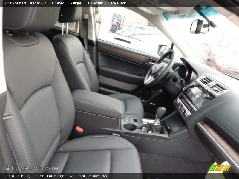 Twilight Blue Metallic / Slate Black 2016 Subaru Outback 2.5i Limited