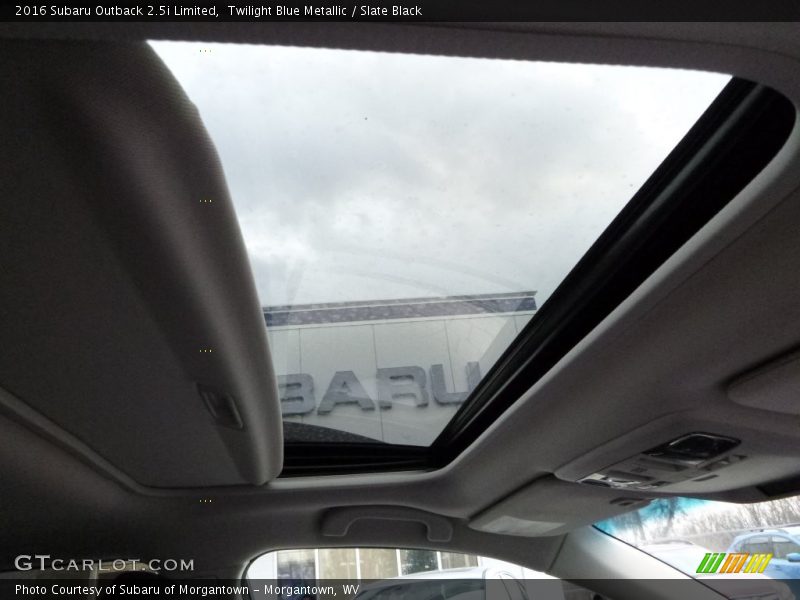 Twilight Blue Metallic / Slate Black 2016 Subaru Outback 2.5i Limited