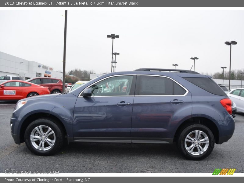 Atlantis Blue Metallic / Light Titanium/Jet Black 2013 Chevrolet Equinox LT