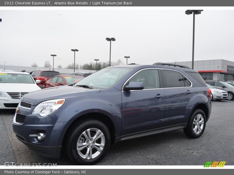 Atlantis Blue Metallic / Light Titanium/Jet Black 2013 Chevrolet Equinox LT