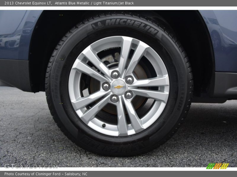 Atlantis Blue Metallic / Light Titanium/Jet Black 2013 Chevrolet Equinox LT