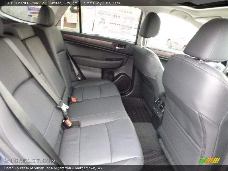 Twilight Blue Metallic / Slate Black 2016 Subaru Outback 2.5i Limited