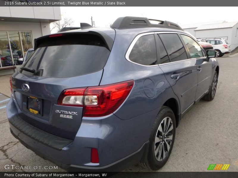 Twilight Blue Metallic / Slate Black 2016 Subaru Outback 2.5i Limited