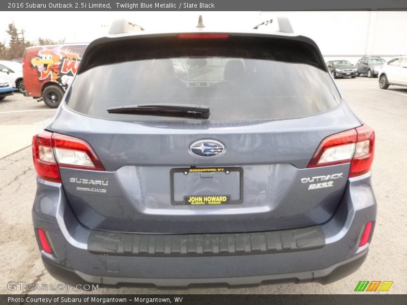 Twilight Blue Metallic / Slate Black 2016 Subaru Outback 2.5i Limited