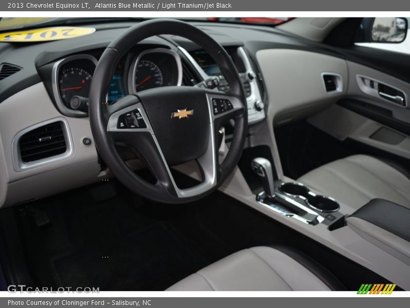 Atlantis Blue Metallic / Light Titanium/Jet Black 2013 Chevrolet Equinox LT