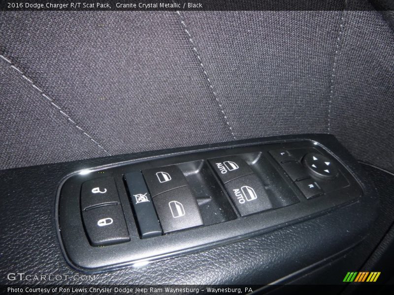 Granite Crystal Metallic / Black 2016 Dodge Charger R/T Scat Pack