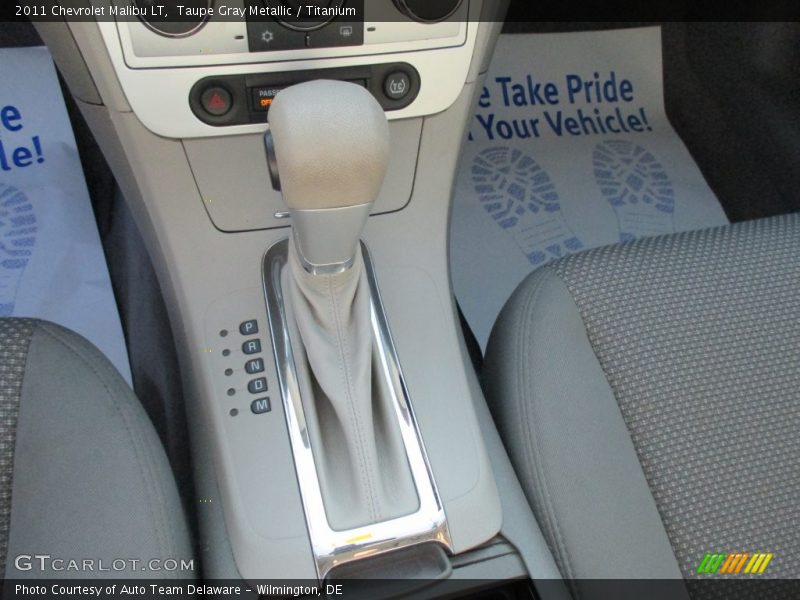 Taupe Gray Metallic / Titanium 2011 Chevrolet Malibu LT